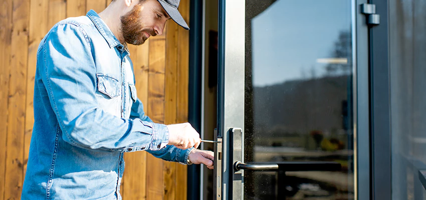 Frameless Glass Storefront Door Locks Replacement in Shasta Lake, CA